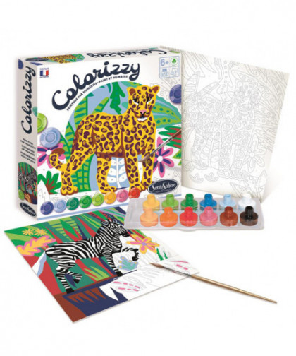 COLORIZZY - ZÈBRE & LÉOPARD