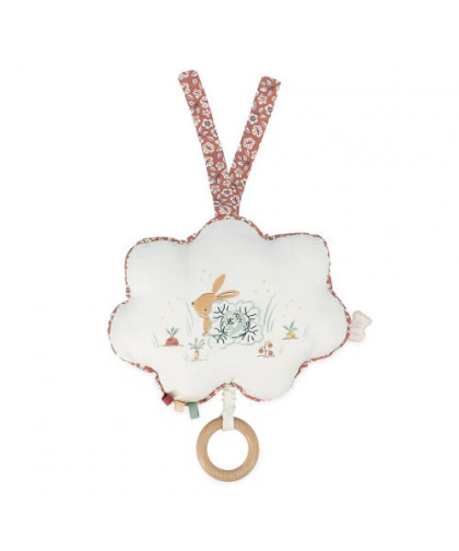 BOITE À MUSIQUE EN TISSU MON PETIT LAPIN