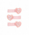 PINCES À CHEVEUX LIESE - CŒUR - ROSE (G)