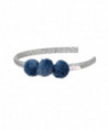 SERRE-TÊTE KRISTEL - POMPON - BLEU MARINE (L)