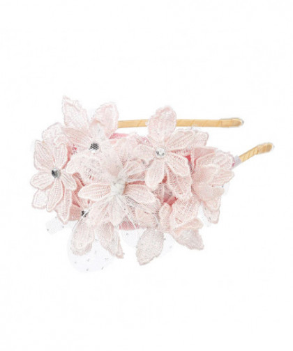 SERRE-TÊTE LIEVE - FLEURS - ROSE CLAIR (R)