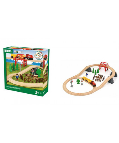 BRIO - COUNTRYSIDE HIL SET