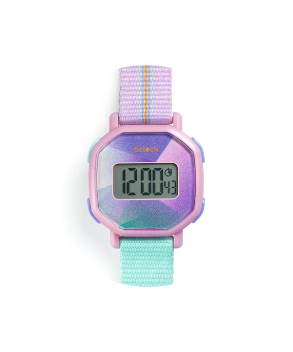 TICLOCK - MONTRES DIGITALES - PURPLE PRISMA