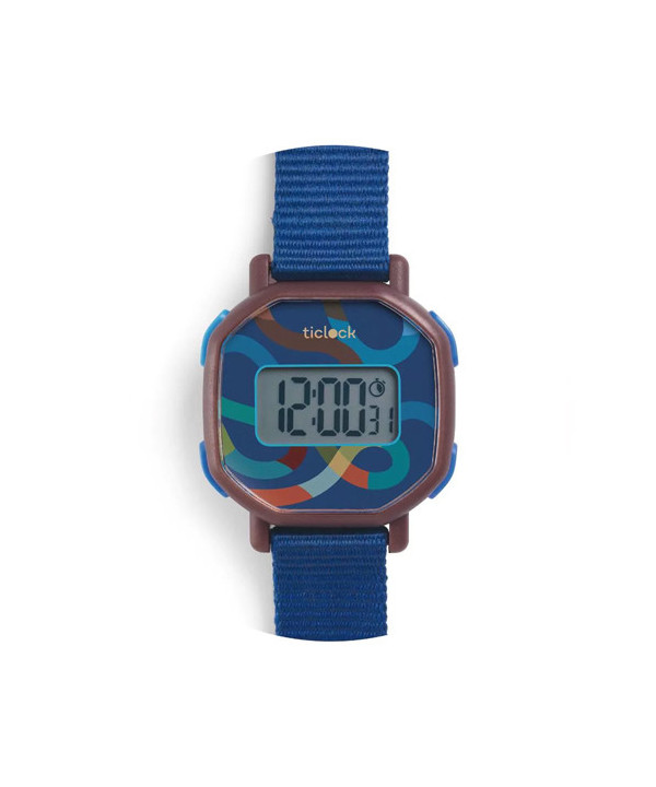 TICLOCK - MONTRES DIGITALES - BLUE VOLUTE