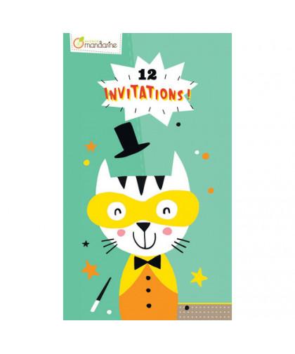CARTES D’INVITATION - ANIMAUX