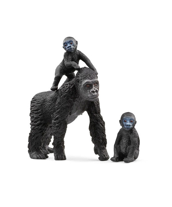 WILD LIFE - FAMILLE DE GORILLES DES PLAINES