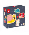 4 PUZZLES EVOLUTIFS - JARDIN