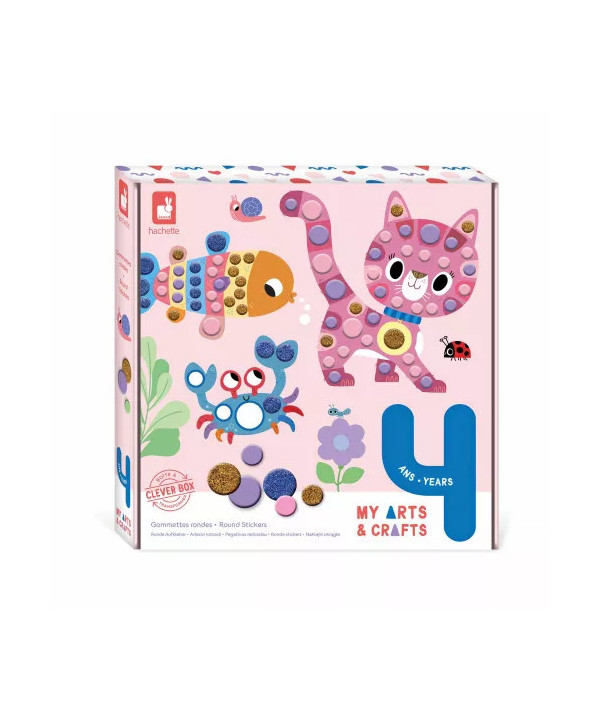4 ANS - GOMMETTES RONDES