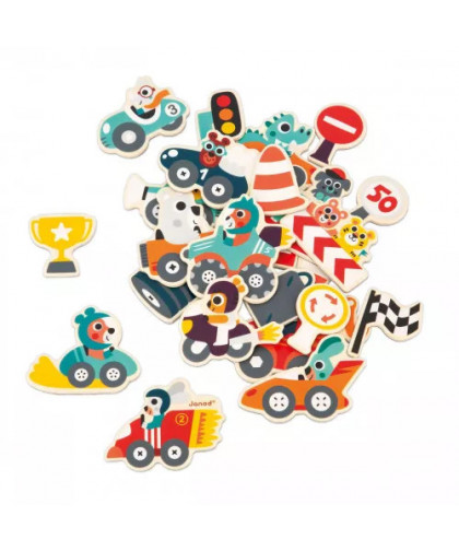 MAGNETS BOLIDES 24 PIECES