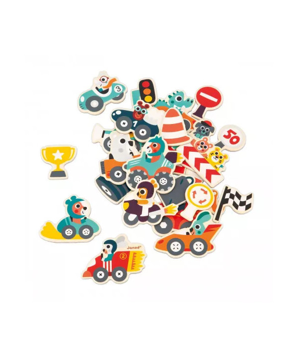 MAGNETS BOLIDES 24 PIECES