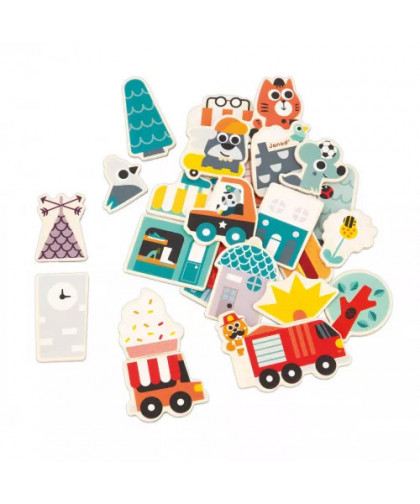 MAGNETS VILLE 24 PIECES