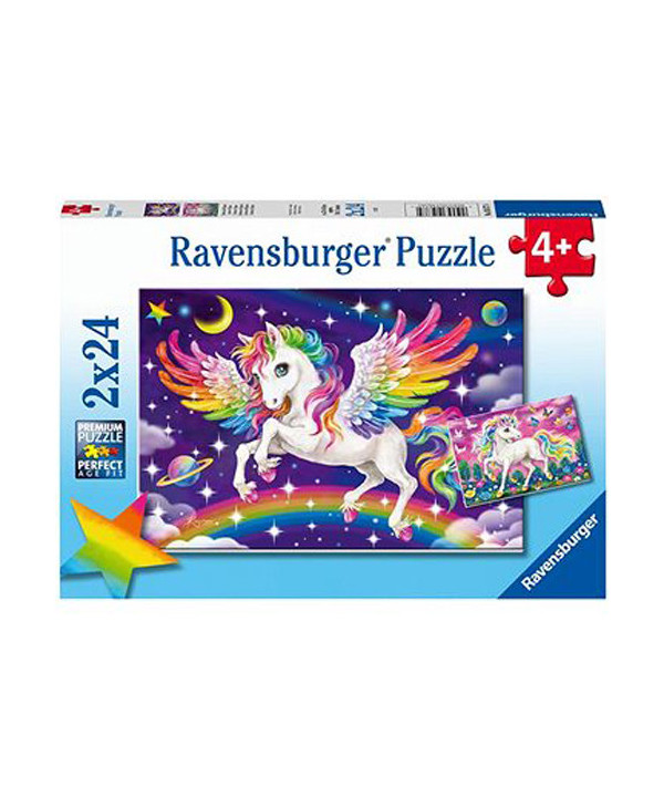 PZL 2 X 24 PCS - LICORNE ET PÉGASE