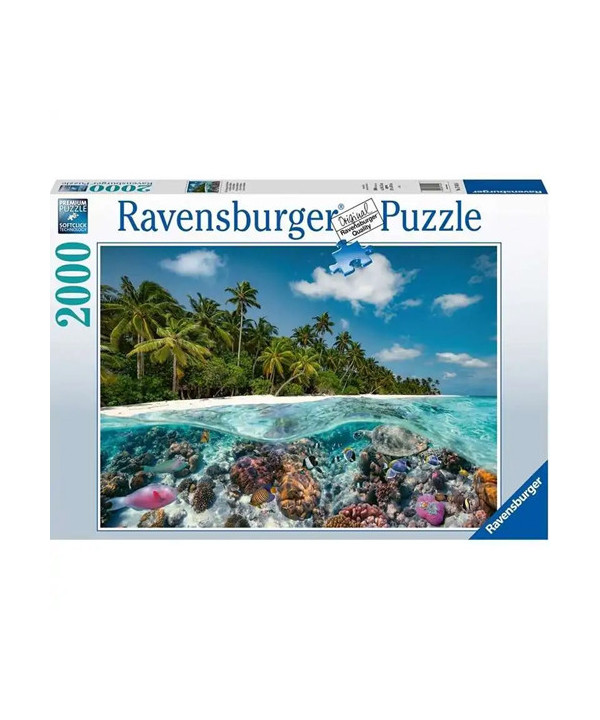 PUZZLE 2.000 PCS - UNE PLONGÉE AUX MALDIVES