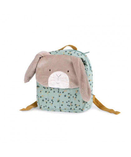 SAC À DOS LAPIN SAUGE - TROIS PETITS LAPINS