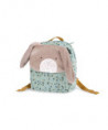SAC À DOS LAPIN SAUGE - TROIS PETITS LAPINS