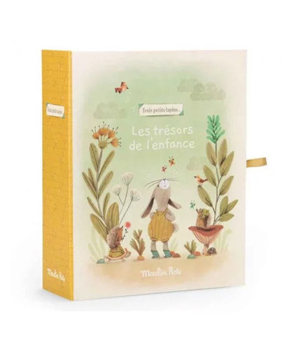 COFFRET NAISSANCE - TROIS PETITS LAPINS