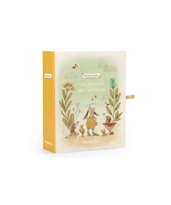 COFFRET NAISSANCE - TROIS PETITS LAPINS