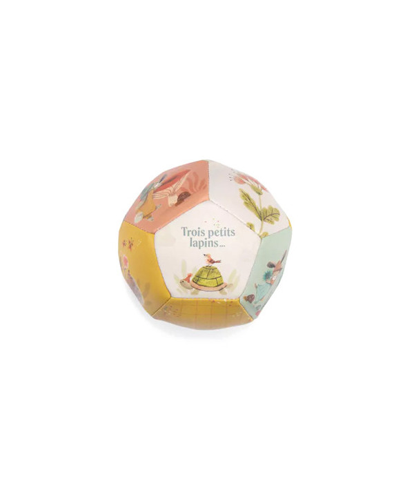 BALLON SOUPLE 10 CM TROIS PETITS LAPINS