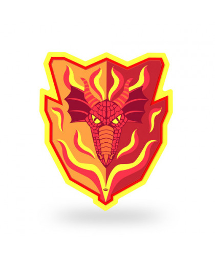 PANOPLIES EN MOUSSE - BOUCLIER DE FEU