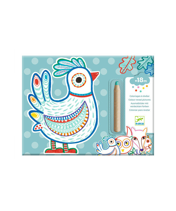 COLORIAGE POUR LES PETITS - ANIMAUX DE LA FORÊT