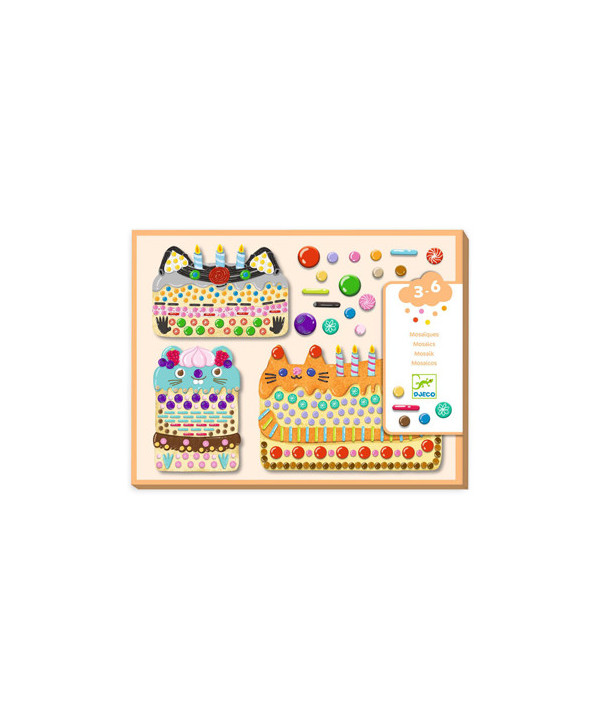 COLLAGES POUR LES PETITS - CAKES ET BOMBECS