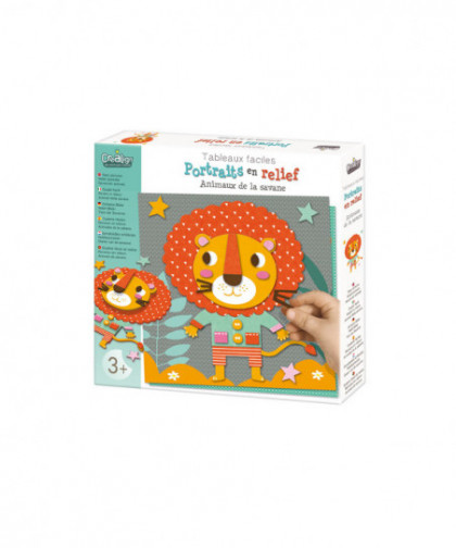 PORTRAIT EN RELIEF - ANIMAUX DE LA SAVANE