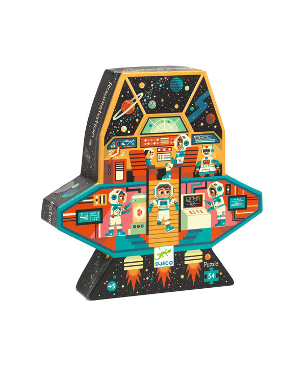 PUZZLES SILHOUETTES - STATION SPATIALE - 54 PCS
