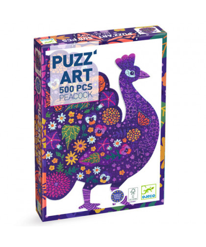 PUZZ'ART - PEACOCK - 500 PCS