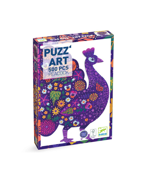 PUZZ'ART - PEACOCK - 500 PCS