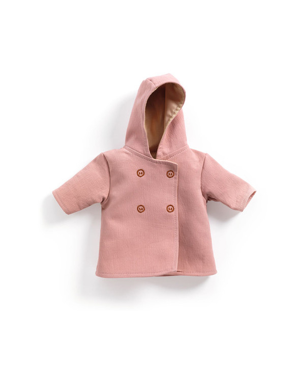 POMEA -VÊTEMENTS DE POUPÉES - MANTEAU À CAPUCHE