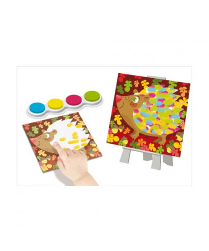PEINTURE AU DOIGT - ANIMAUX COLORES
