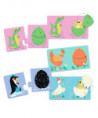 PUZZLES DUO-TRIO - ARTICULO LES ŒUFS RIGOLOS