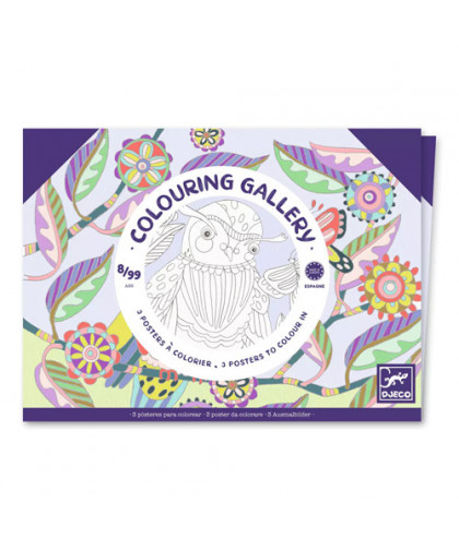 COLOURING GALLERY - OISEAUX