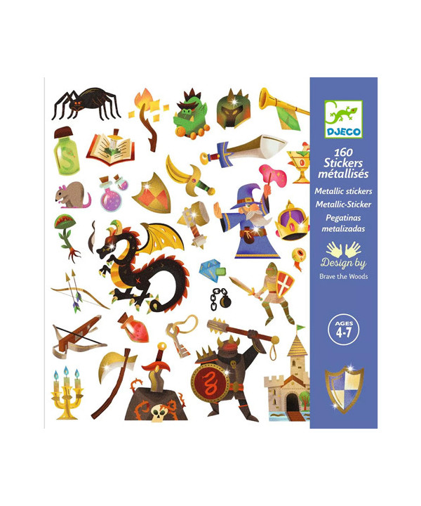 STICKERS  - MÉDIÉVAL FANTASTIQUE