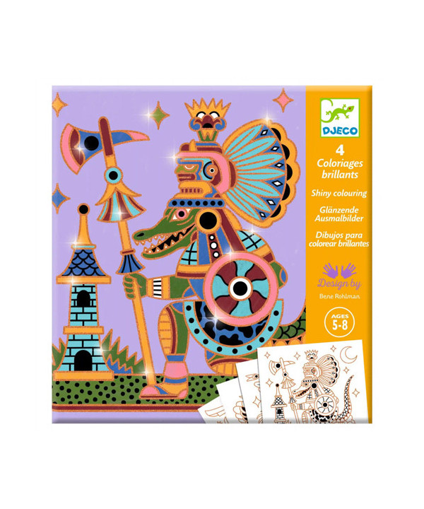 COLORIAGES SURPRISES  - ANIMAUX GUERRIERS