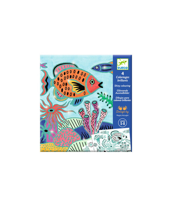 COLORIAGES SURPRISES  - SOUS LA MER