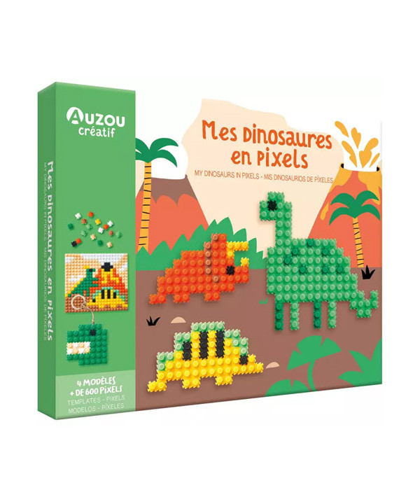 MES CRÉATIONS EN PIXELS - DINOSAURES