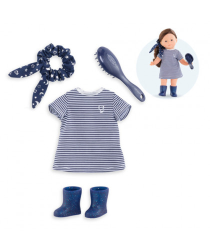 VETEMENT MA COROLLE - MC COFFRET ROBE RAYEE & ACCESSOIRES