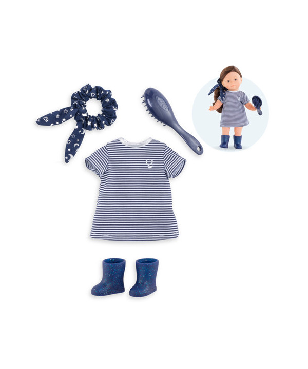VETEMENT MA COROLLE - MC COFFRET ROBE RAYEE & ACCESSOIRES
