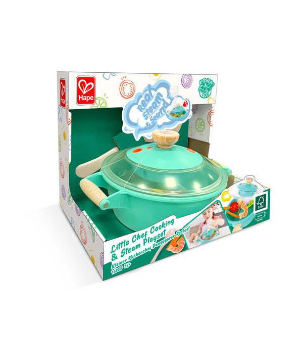 LITTLE CHEF COOKING & STEAM PLAYSET