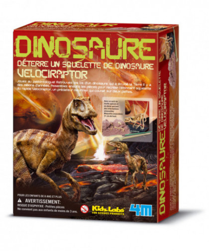 DÉTERRE TON DINOSAURE - VELOCIRAPTOR