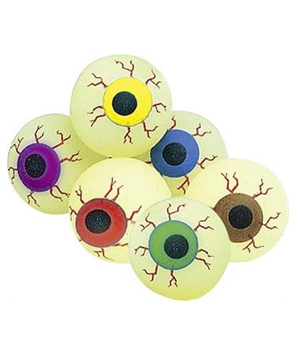 BALLE MAGIQUE PHOSPHORESCENTE AVEC OEUIL