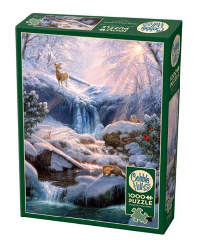 PUZZEL 1.000 PCS - MYSTIC FALLS IN WINTER
