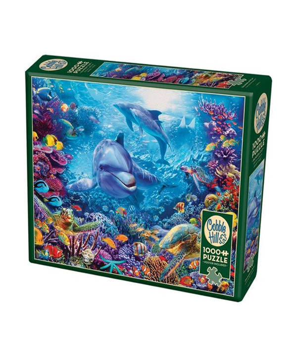 PUZZLE 1.000 PCS - DOLPHINS AT PLAY