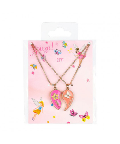 COLLIER BFF - HEART - FLEUR - PAPILLON - ROSE