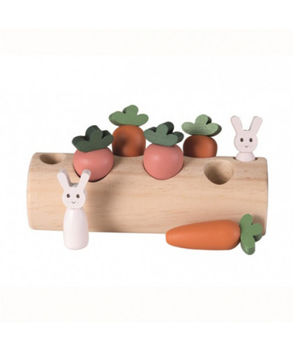 BUCHE LAPINS ET LÉGUMES