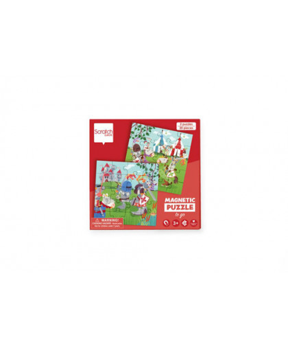 LIVRE DE PUZZLE MAGNÉTIQUE EN ROUTE 2X20PCS