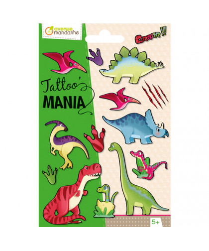 TATTOO MANIA - DINOSAURES