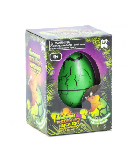 NURCHUMS - NURCHUMS LARGE TRICERATOPS HATCHING EGG