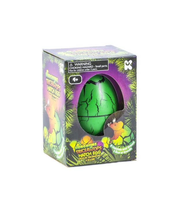 NURCHUMS - NURCHUMS LARGE TRICERATOPS HATCHING EGG